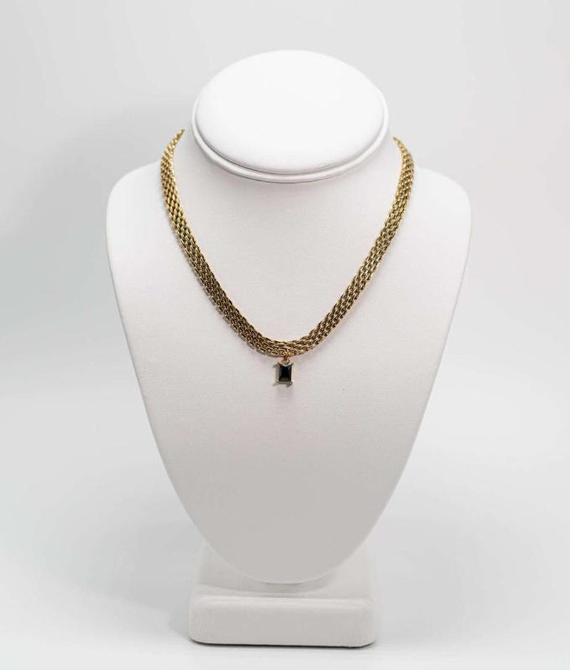 Minimalist Charlotte Necklace for Unisex with High-Quality Stainless Steel and Gold Plating