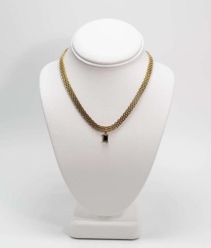 Minimalist Charlotte Necklace for Unisex with High-Quality Stainless Steel and Gold Plating